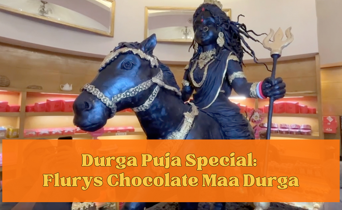 NDTV Visits Flurys Kolkata To See Special Maa Durga Idol Made With Chocolate For Durga Puja