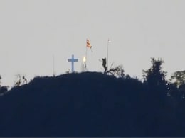 Row Over Cross And Flag Atop Manipur's "Sacred" Hill, Police Case Filed Row Over Cross And Flag Atop Manipur's "Sacred" Hill, Police Case Filed