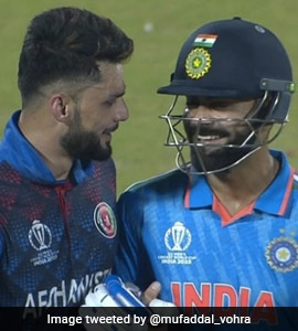 Watch: Ugly Spat A Thing Of Past! Virat Kohli, Naveen Ul Haq Hug It Out In World Cup Clash