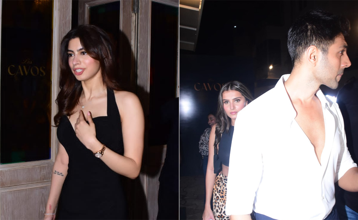 Pics: Kartik Aaryan-Tara Sutaria, Khushi Kapoor, Rasha Thadani And Sara Tendulkar Step Out For Dinner