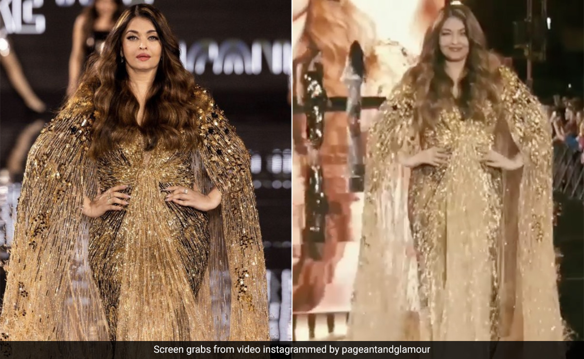Aishwarya Rai Bachchan Strikes Gold With Her Bold Ramp Walk At The Eiffel Tower For L'Oreal Paris