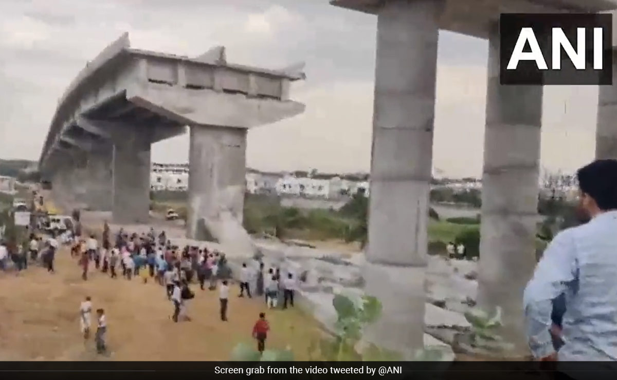 One Killed As Portion Of Under-Construction Bridge Collapses In Gujarat