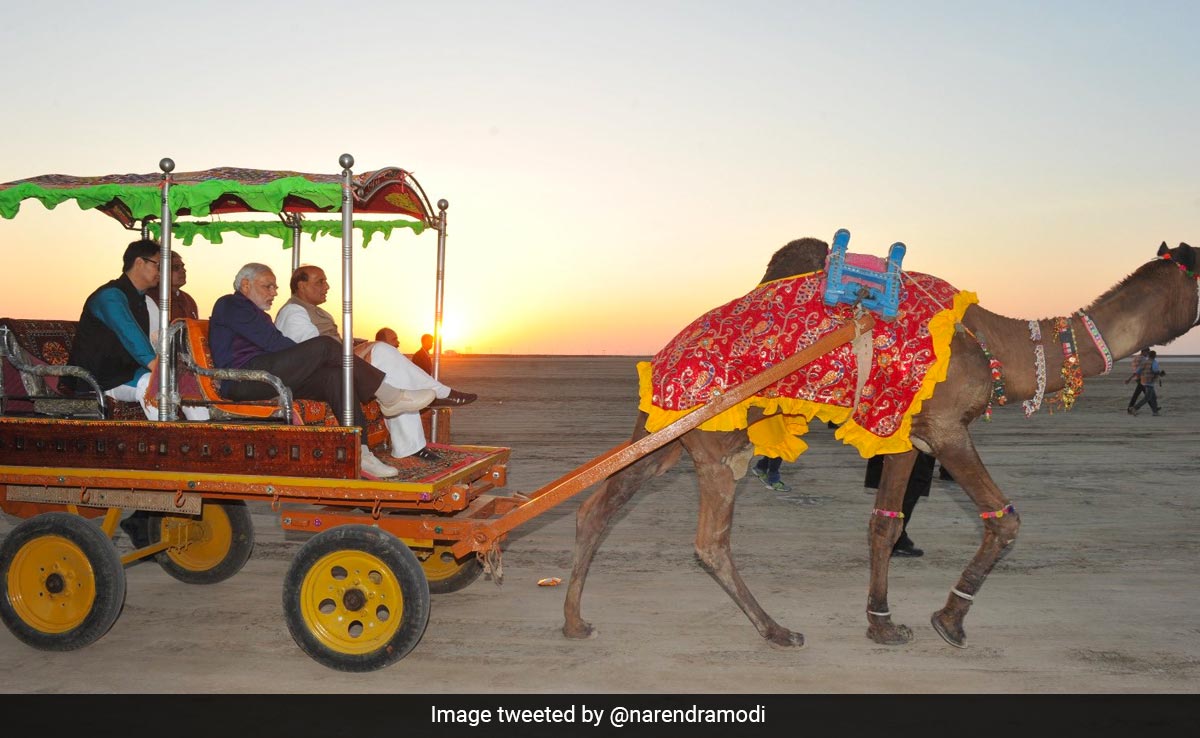PM Modi Shares Pics As Gujarat's Dhordo Gets UN's "Best Tourism Village" Tag