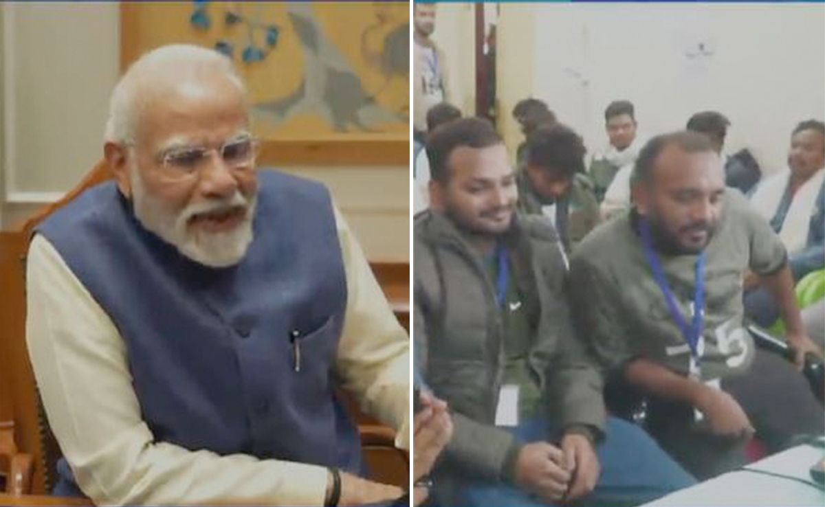 "Practised Yoga, Took Walks": Rescued Workers Interact With PM Modi Over Phone