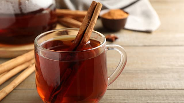 Cinnamon tea has been shown to help regulate blood sugar levels by improving insulin sensitivity