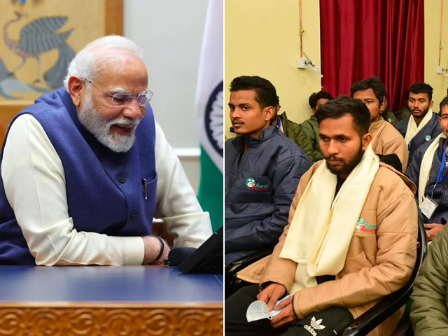 PM Modi Speaks To Workers Rescued From Uttarakhand Tunnel Over Phone