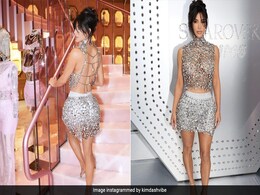 For The Swarovski X Skims Launch, We Couldn't Expect Anything Less Than Kim Kardashian Shining In Crystal Co-Ords For The Swarovski X Skims Launch, We Couldn't Expect Anything Less Than Kim Kardashian Shining In Crystal Co-Ords
