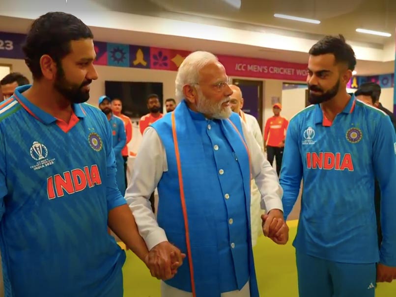 Video: PM Modi's Pep Talk In India Dressing Room After World Cup Final Loss