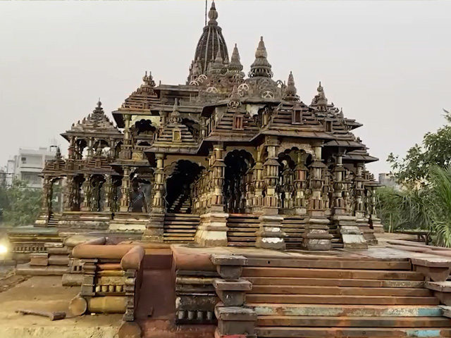 Replica Of Ram Temple Made From Iron Scrap In Indore