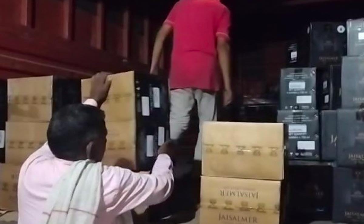 MP Election 2023: आबकारी विभाग का बड़ा एक्शन,एक करोड़ अस्सी लाख की शराब जब्त