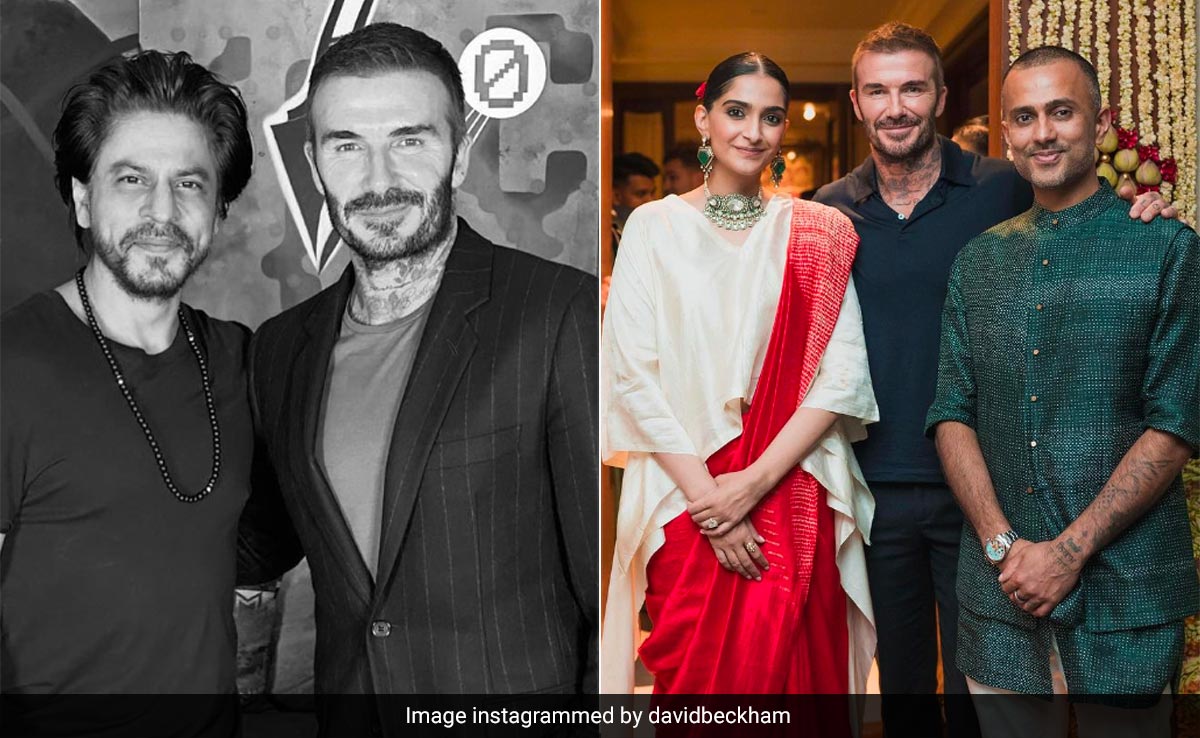 David Beckham's Thank You Note For Hosts Shah Rukh Khan And Sonam Kapoor: "See You Again Soon"