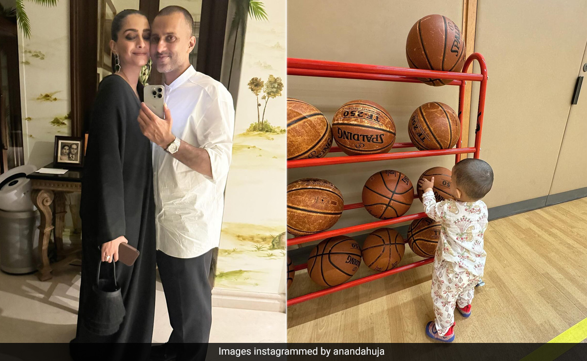 Inside Anand Ahuja's Adorable Post With Wife Sonam Kapoor And Son Vayu