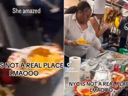 Watch: This Thanksgiving Feast Inside NYC Subway Coach Is Wholesome Watch: This Thanksgiving Feast Inside NYC Subway Coach Is Wholesome