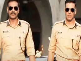 Ajay Devgn Welcomes Akshay Kumar AKA Veer Sooryavanshi In <i>Singham</i>-Style Ajay Devgn Welcomes Akshay Kumar AKA Veer Sooryavanshi In <i>Singham</i>-Style