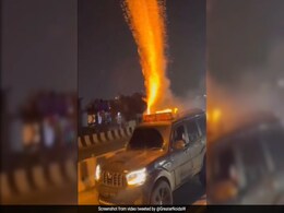 Video Shows Gurugram Men Bursting Crackers On Car's Roof, Police Promises Strict Action Video Shows Gurugram Men Bursting Crackers On Car's Roof, Police Promises Strict Action