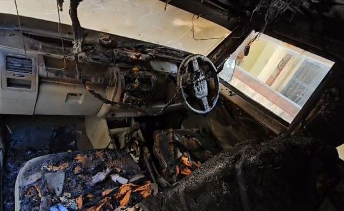 Rajasthan News: जलकर राख हुई तहसीलदार की कार, बदमाशों के फोड़े थे पटाखे, जांच में जुटी पुलिस