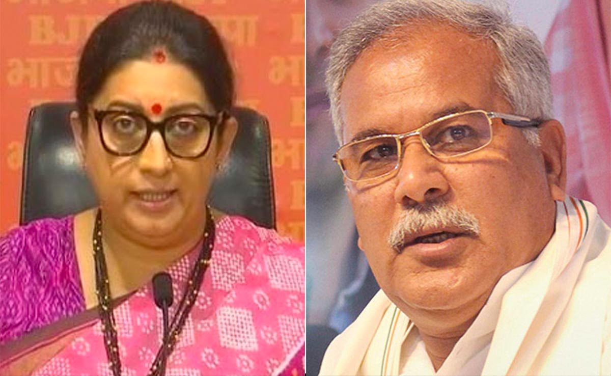 "Congress Fighting Chhattisgarh Polls With Hawala Money": Smriti Irani's Big Charge