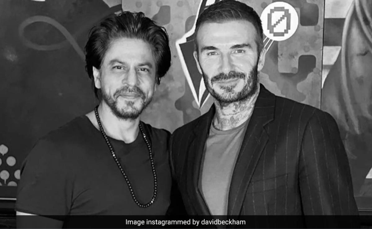 Bollywood: शाहरुख खान के घर हुई डेविड बेहकम की दावत, दिग्गज फुटबॉलर ने कहा 'शानदार भोजन'