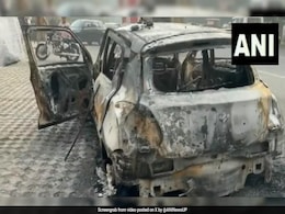 Two Burnt To Death After Car Catches Fire In Noida, Probe Launched Two Burnt To Death After Car Catches Fire In Noida, Probe Launched