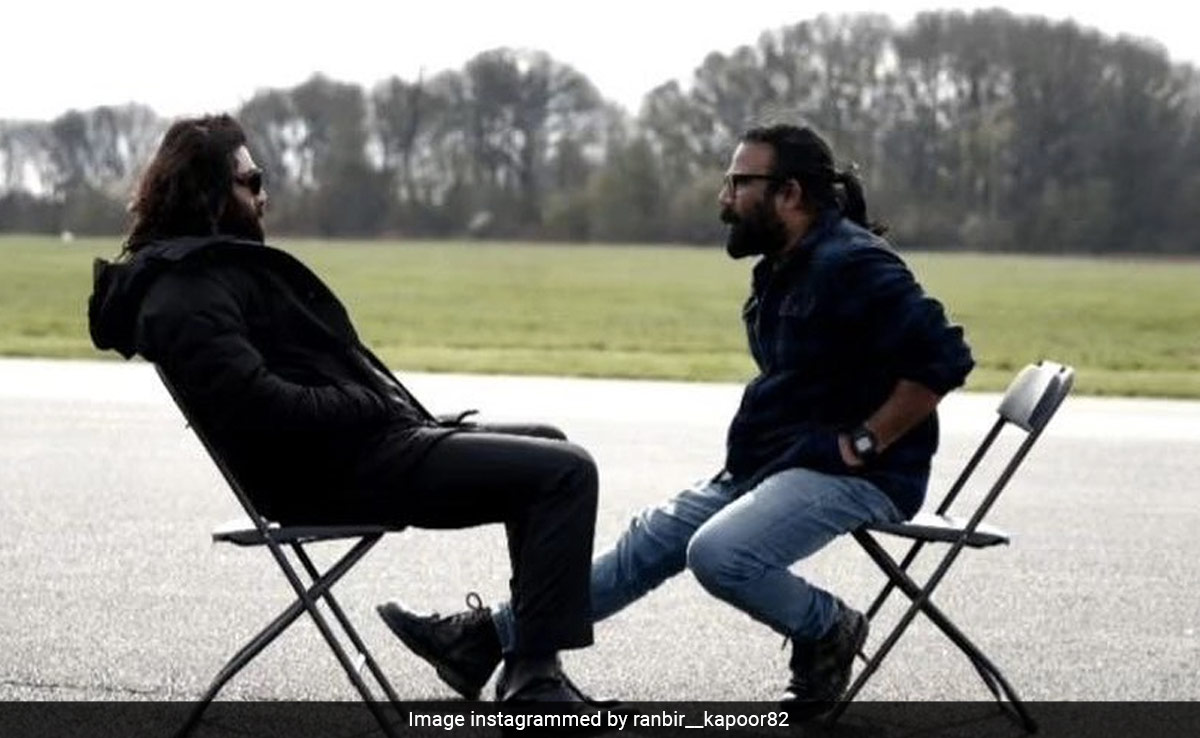 A Behind The Scenes Pic Featuring Ranbir Kapoor From The Sets Of <i>Animal</i>