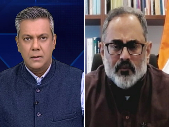 "Deepfakes Equivalent To Misinformation," Rajeev Chandrasekhar Tells NDTV