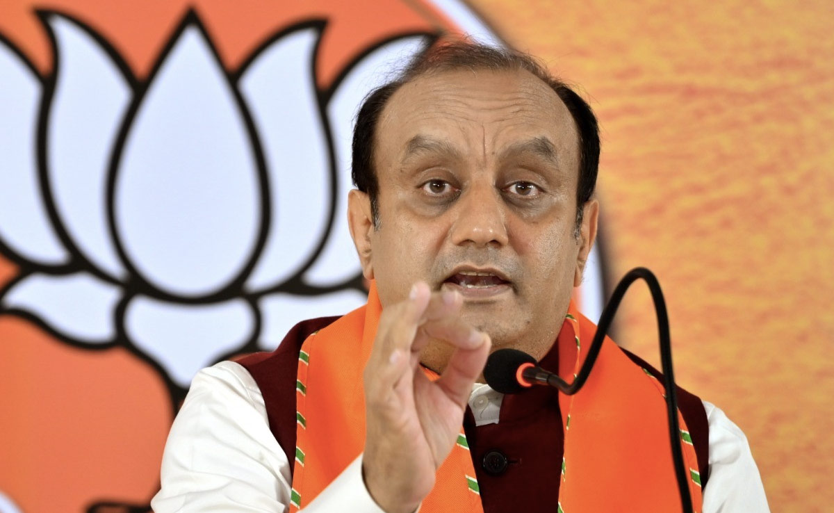 जयपुर पहुंचे भाजपा नेता सुधांशु त्रिवेदी का कांग्रेस पर तीखा हमला, सात गांरटियों को बताया झूठा