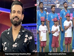 Irfan Pathan's Son, Nephews Stand As Mascots In World Cup Final, He Calls It "Unforgettable Moment" Irfan Pathan's Son, Nephews Stand As Mascots In World Cup Final, He Calls It "Unforgettable Moment"