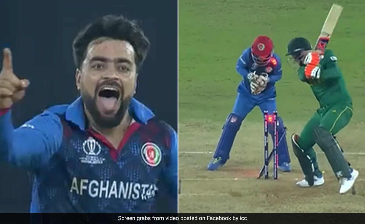 AFG vs SA: 'करामाती' राशिद खान की गुगली के सामने चारों खाने चित हुए क्लासेन, विश्व कप में बनाया बवाली रिकॉर्ड