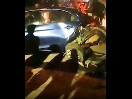 Video: Sedan Twisted, Four In Hospital After BMW Crashes In South Delhi Video: Sedan Twisted, Four In Hospital After BMW Crashes In South Delhi