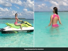 Amyra Dastur's Pink Cutout Swimsuit Serves The Most Gorgeous Contrast To Weekday Blues On Her Maldives Holiday Amyra Dastur's Pink Cutout Swimsuit Serves The Most Gorgeous Contrast To Weekday Blues On Her Maldives Holiday