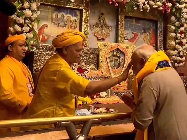 PM Modi Visits Krishna Janmabhoomi, Opens Mirabai Event In Mathura