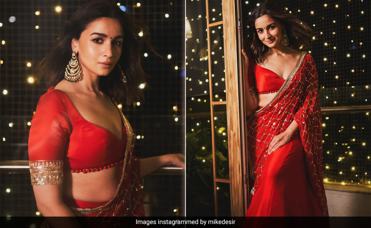Alia Bhatt Beams With Diwali Radiance In Her Kohl-Rimmed Eyes And Glowing Makeup Look