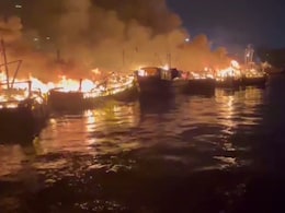 25 Boats Turn To Ash, Navy Called In After Fire At Visakhapatnam Harbour 25 Boats Turn To Ash, Navy Called In After Fire At Visakhapatnam Harbour