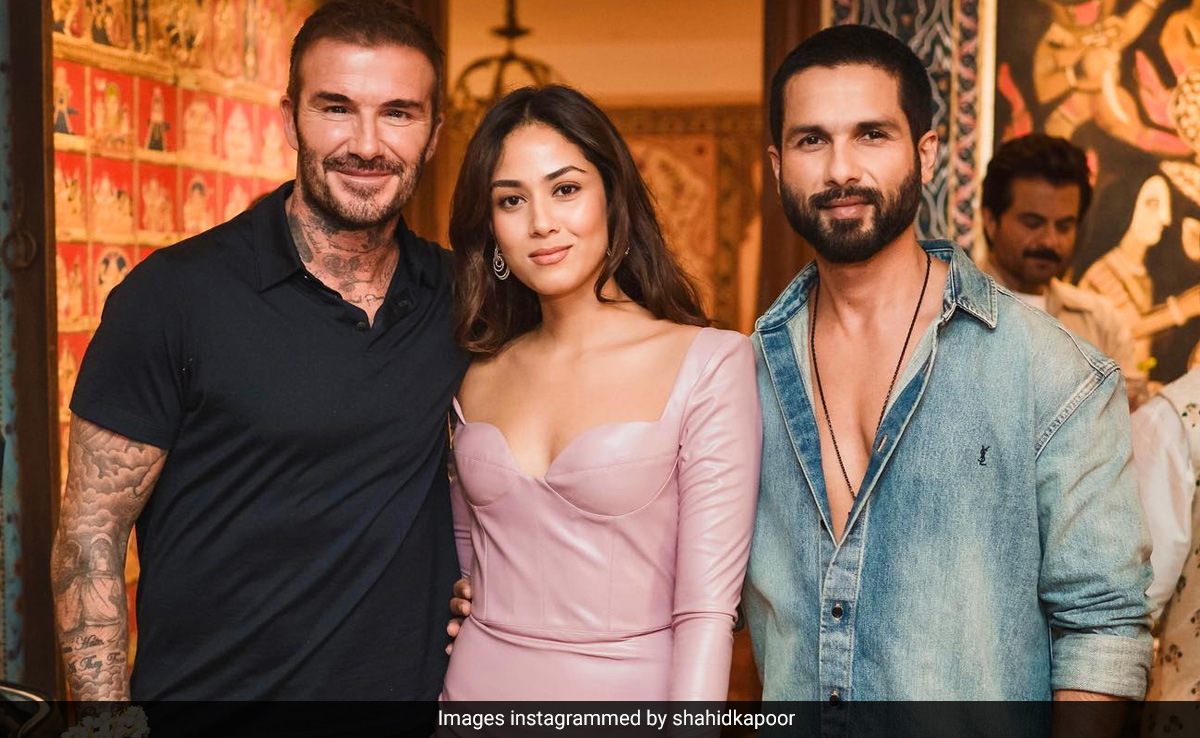 Inside Party Pics Of Stars With David Beckham, Featuring Shahid-Mira, Arjun-Malaika And Others