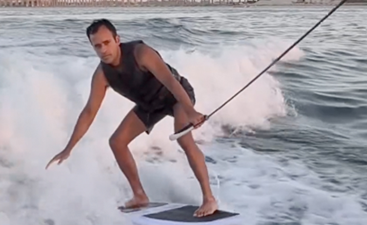 Vivek Ramaswamy Was Challenged To Surf In A Suit. This Happened