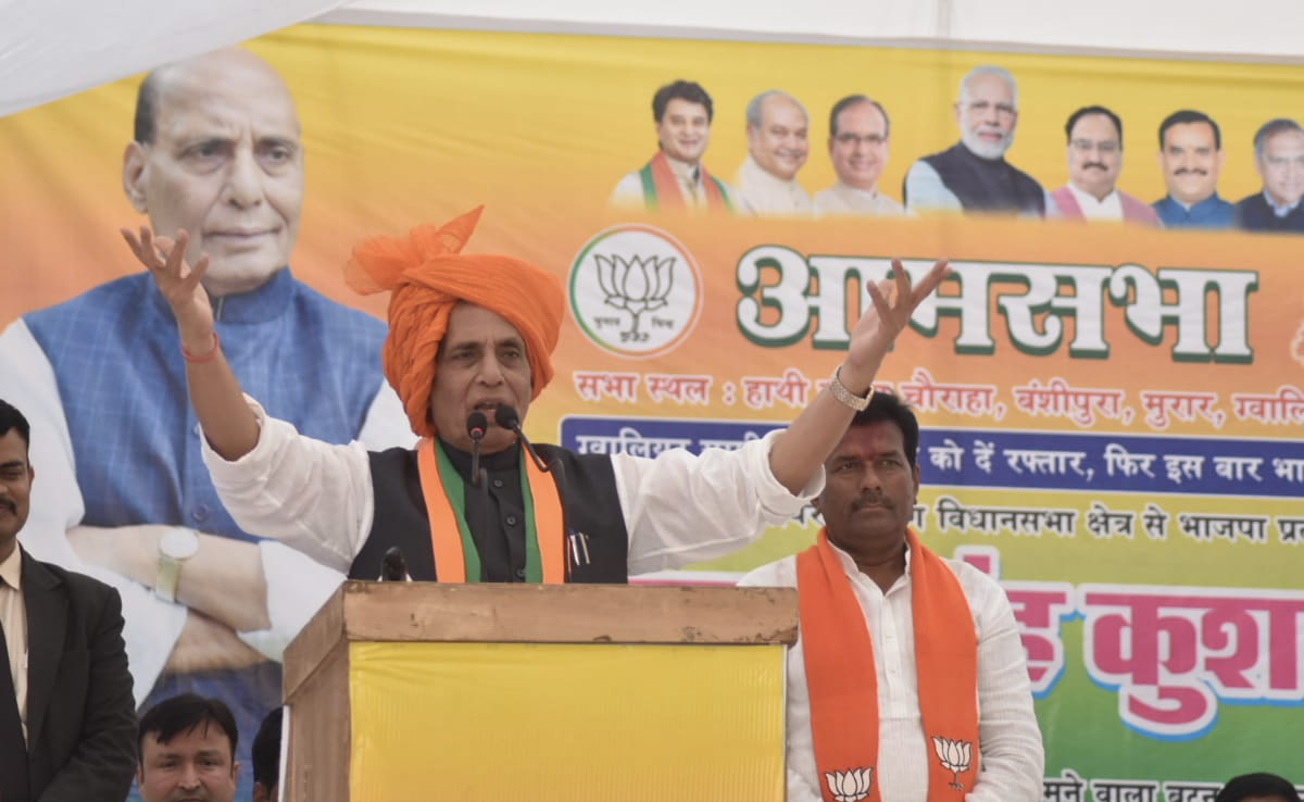 राहुल गांधी को करनी चाहिए ज्यादा से ज्यादा सभाएं... राजनाथ सिंह ने ली चुटकी, सपा-बसपा को बताया 'चुनावी चिड़िया'