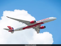 Pics: Air India's First A350 Aircraft Takes Ferry Flight From Singapore Pics: Air India's First A350 Aircraft Takes Ferry Flight From Singapore