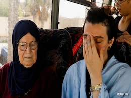 "Bombs Were Just Flying": Gaza Evacuees Recount 'Horror Story' Of Leaving "Bombs Were Just Flying": Gaza Evacuees Recount 'Horror Story' Of Leaving