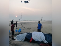 Baby Blue Whale Washed Ashore Pushed Back Into Sea After 40 Hours In Maharashtra Baby Blue Whale Washed Ashore Pushed Back Into Sea After 40 Hours In Maharashtra