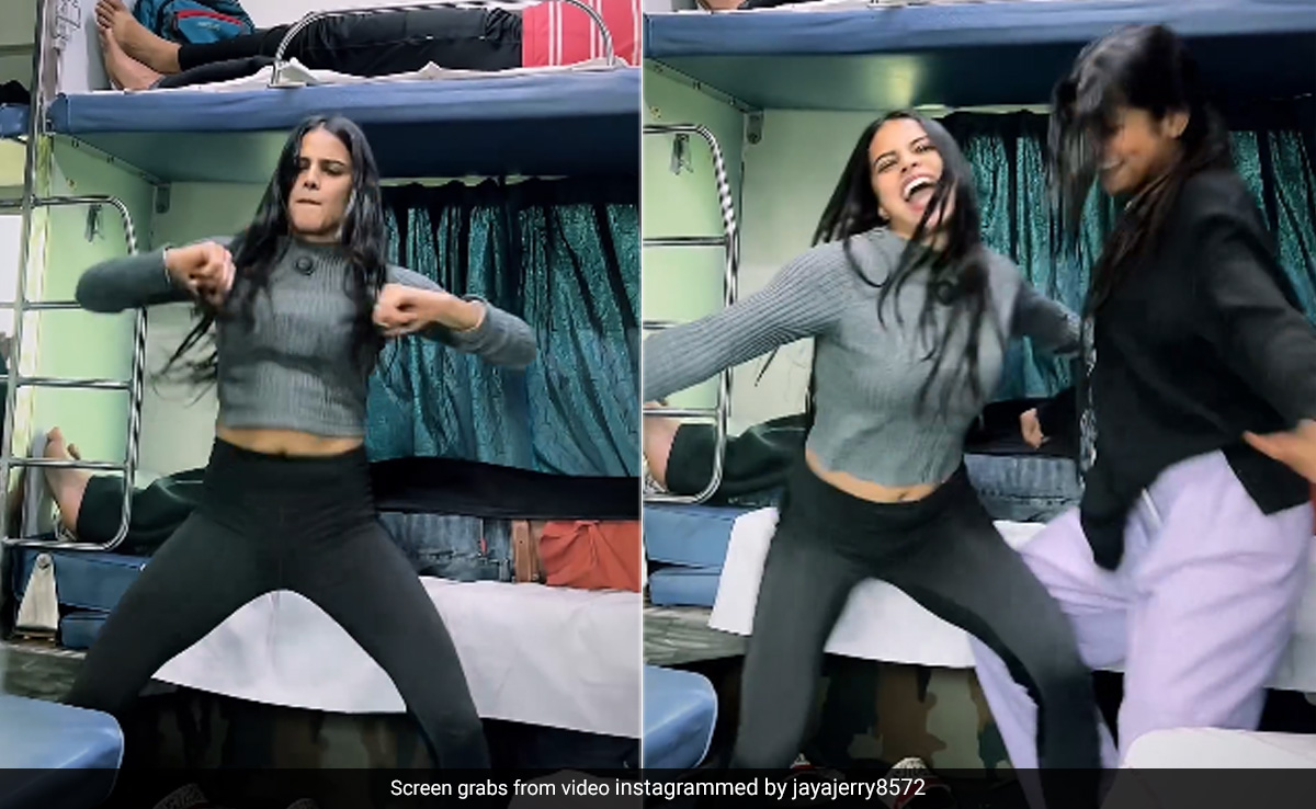 Video: Woman's Dance On Bhojpuri Song Inside Crowded Train Gets Thumbs Down From Internet