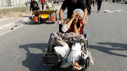 "Found Bombs Falling On Us": Palestinians Flee Gaza Hospital After Israeli Strike