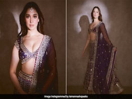 We Didn't Have To "Swipe Right" To See How Beautiful Tamannaah Bhatia Looks In A Deep Purple <i>Lehenga</i> For Diwali 2023 We Didn't Have To "Swipe Right" To See How Beautiful Tamannaah Bhatia Looks In A Deep Purple <i>Lehenga</i> For Diwali 2023
