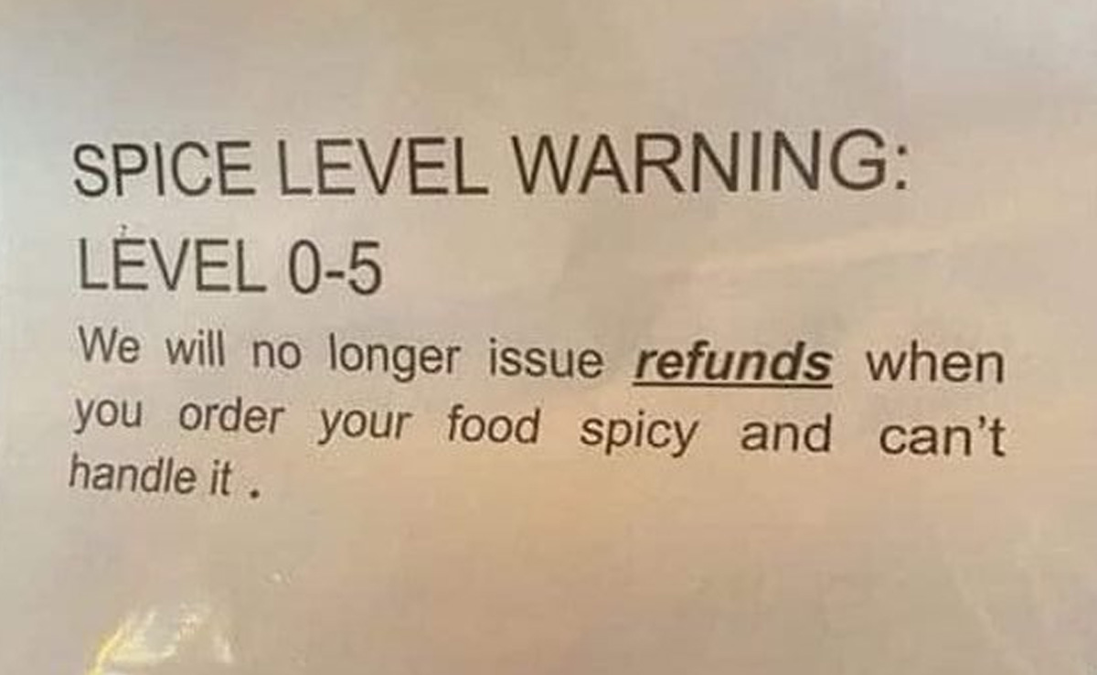 Indian Restaurant In UK Has Warning For Patrons Who "Can't Handle" Spice, X Post Is Viral