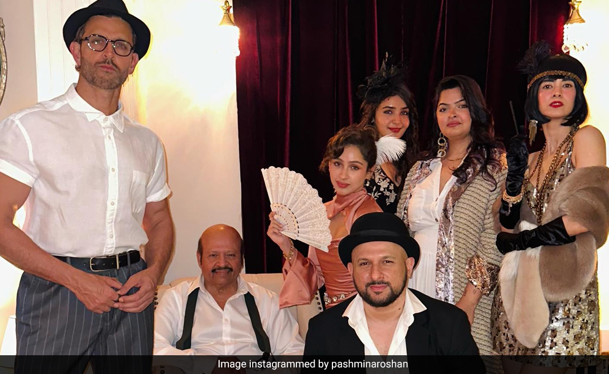 Inside Pashmina Roshan's Retro Birthday Party. Spot Hrithik Roshan And Saba Azad