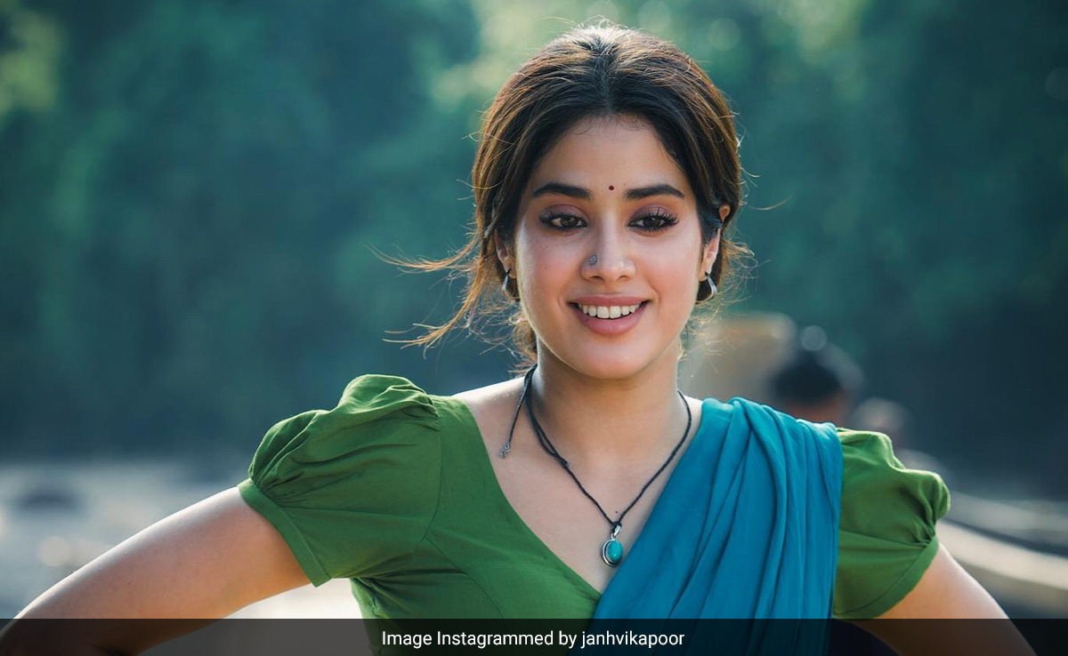 <i>Devara</i>: Janhvi Kapoor In A BTS Pic From The Sets Of Her Film With Jr NTR