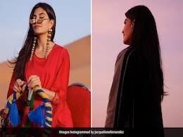 Jacqueliene Fernandez's Latest Trip To Saudi Arabia Includes Camel Rides, Sunsets And A Desert Safari Jacqueliene Fernandez's Latest Trip To Saudi Arabia Includes Camel Rides, Sunsets And A Desert Safari