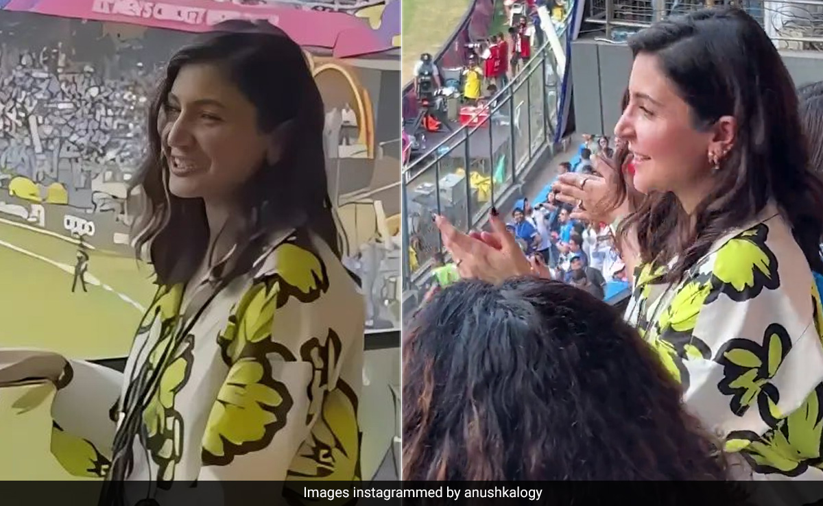 Anushka Sharma's Match Day Essentials Are A Chic Co-Ord Set, Flying Kisses And Virat Kohli's Unconditional Love