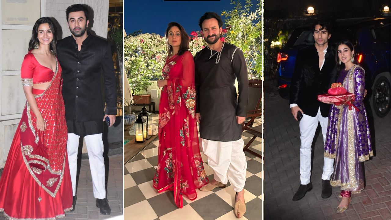 From Alia Bhatt And Kareena Kapoor To Soha and Sara, The Kapoor-Khan Diwali Style Picks Were Low On Bling But High On Elegance