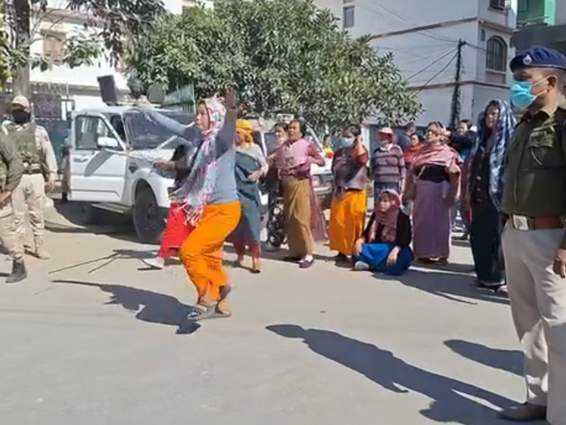 Myanmar National Brought To Imphal With Bullet Injury Dies, Crowds Protest Outside Hospital