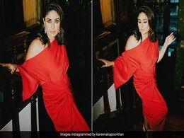 No Points For Guessing The Colour Of Kareena Kapoor's Dress To "Paint The Town Red" In No Points For Guessing The Colour Of Kareena Kapoor's Dress To "Paint The Town Red" In